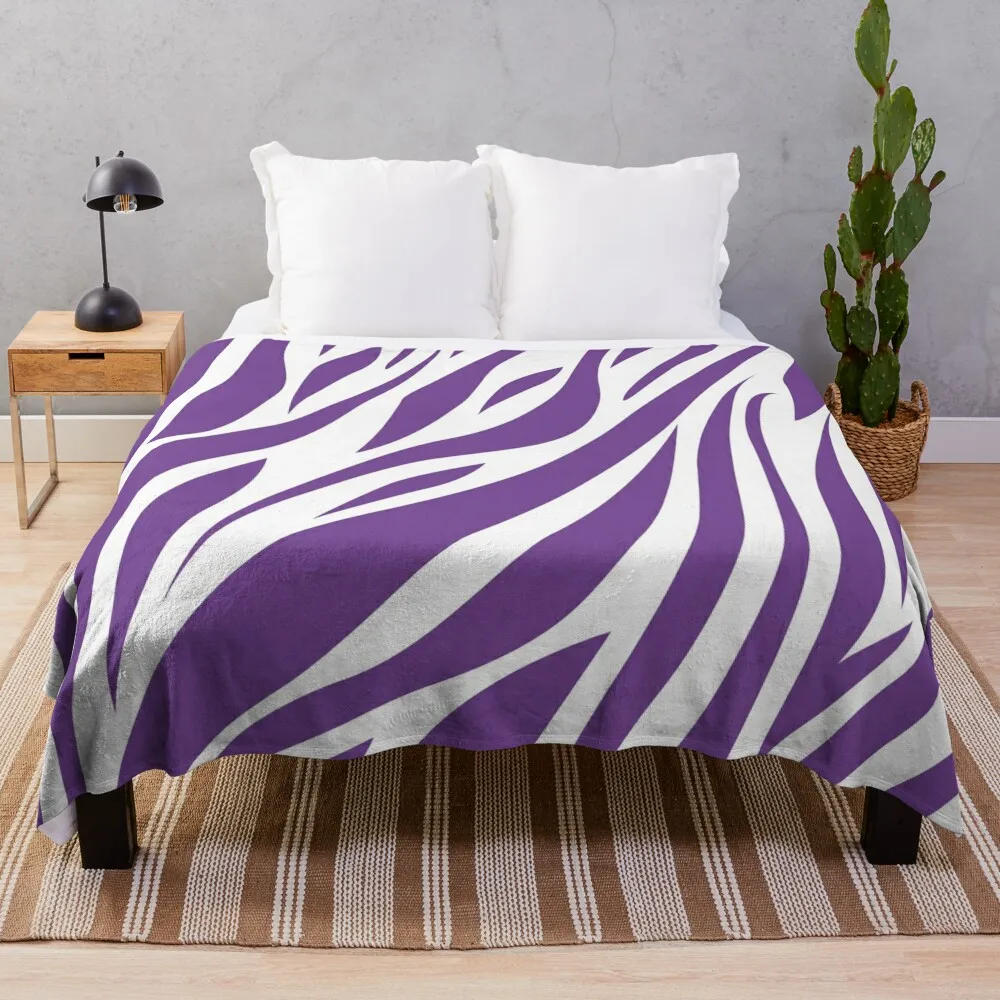 Purple zebra patterns Throw Blanket Heavy Sleeping Bag blankets ands Blankets