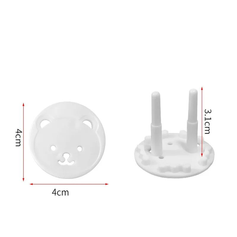 10/20/50PCS Baby Safety Child Electric Socket Outlet Plug Protection Security Two Phase Safe Lock Cover Kids Sockets