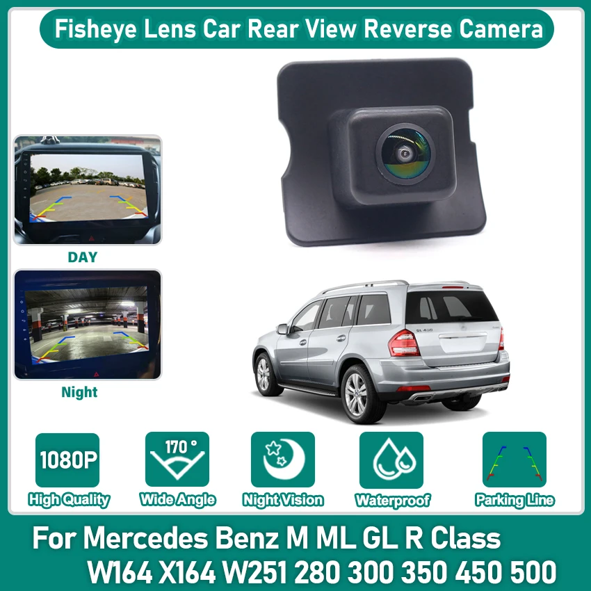 Car Rear View Camera For Mercedes Benz M ML GL R Class W164 X164 W251 280 300 350 450 500 CCD Night Vision Backup Camera HD
