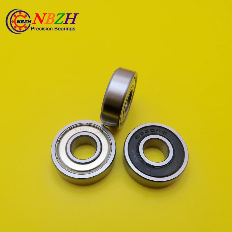 NBZH Bearing10pcs / Lot  High Quality ABEC-1 Z2V1 SUS440C Stainless Steel Deep Groove Ball Bearings S6000ZZ 10*26*8 Mm