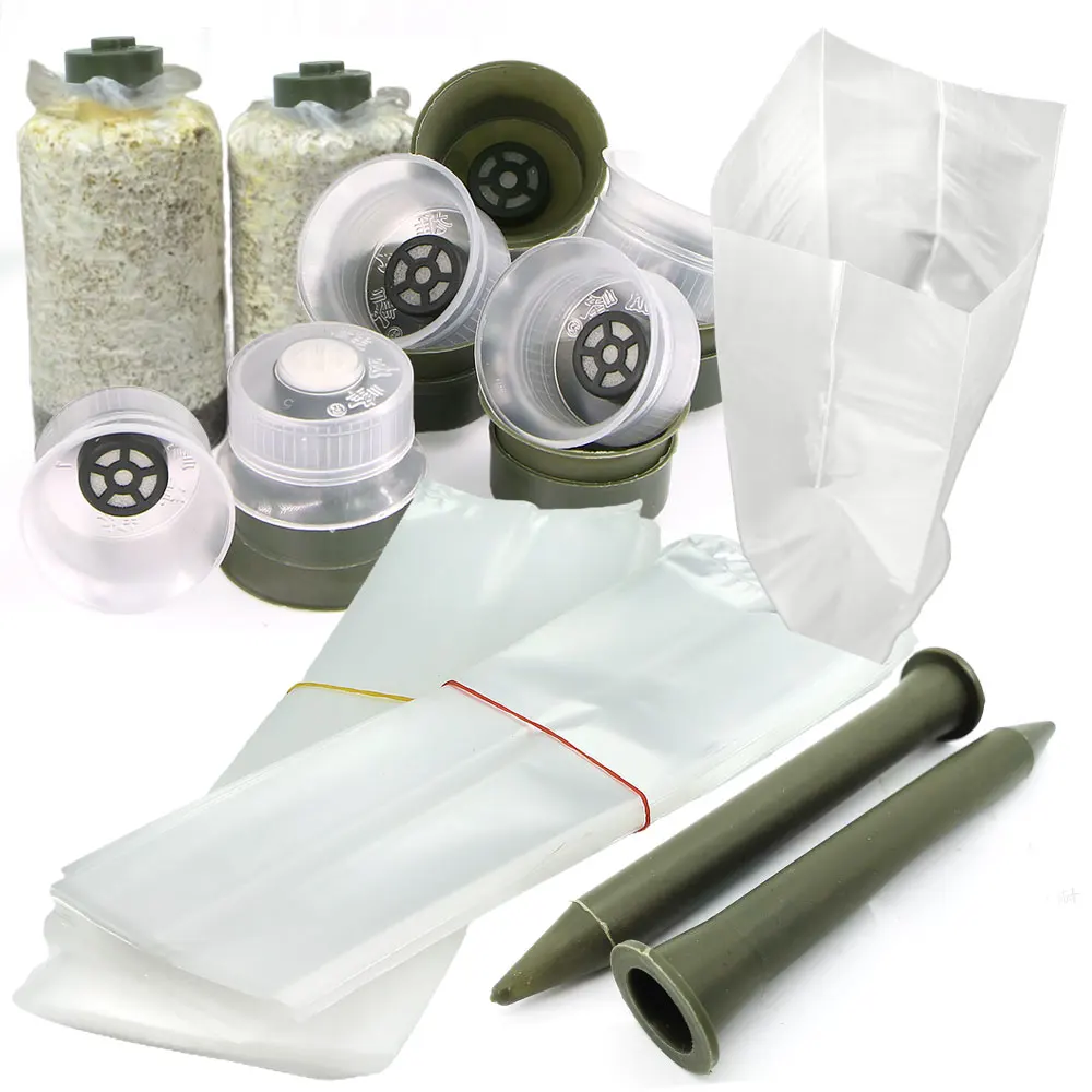 0.05mm di spessore Farm Mushroom autocaving Growing Kit commestibile Fungu Spawn substrato borsa per coltivazione in polipropilene attrezzo da giardino