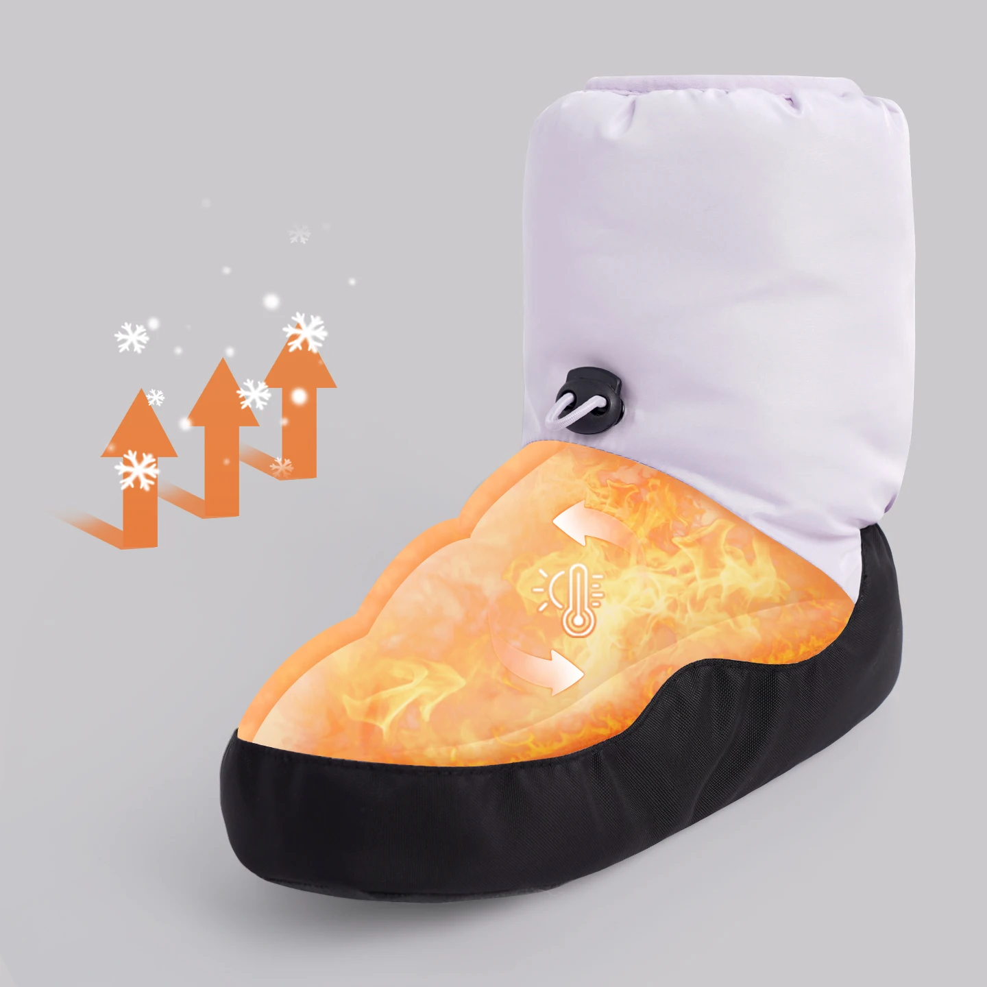 أحذية باليه شتوية قطيفة للنساء، أحذية رقص مبطنة بالصوف للبالغين والأطفال، أحذية قطنية دافئة لممارسة الباليه #4