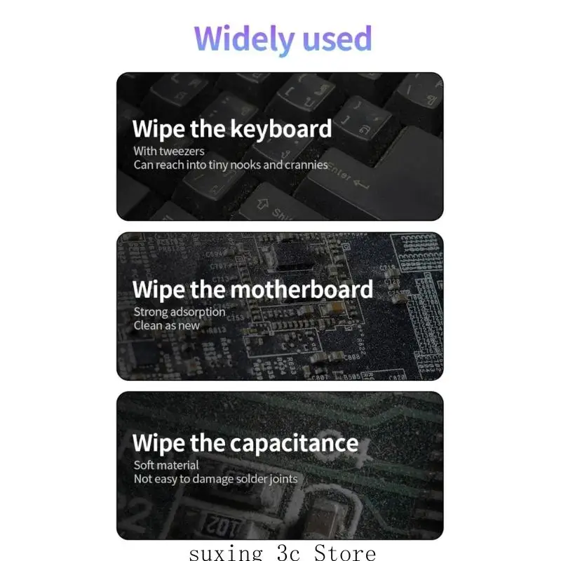 Professional Keyboards Screen Cleaning Set with Tweezer Complete Device Maintenance Tool for Keyboards Laptop Phone Use