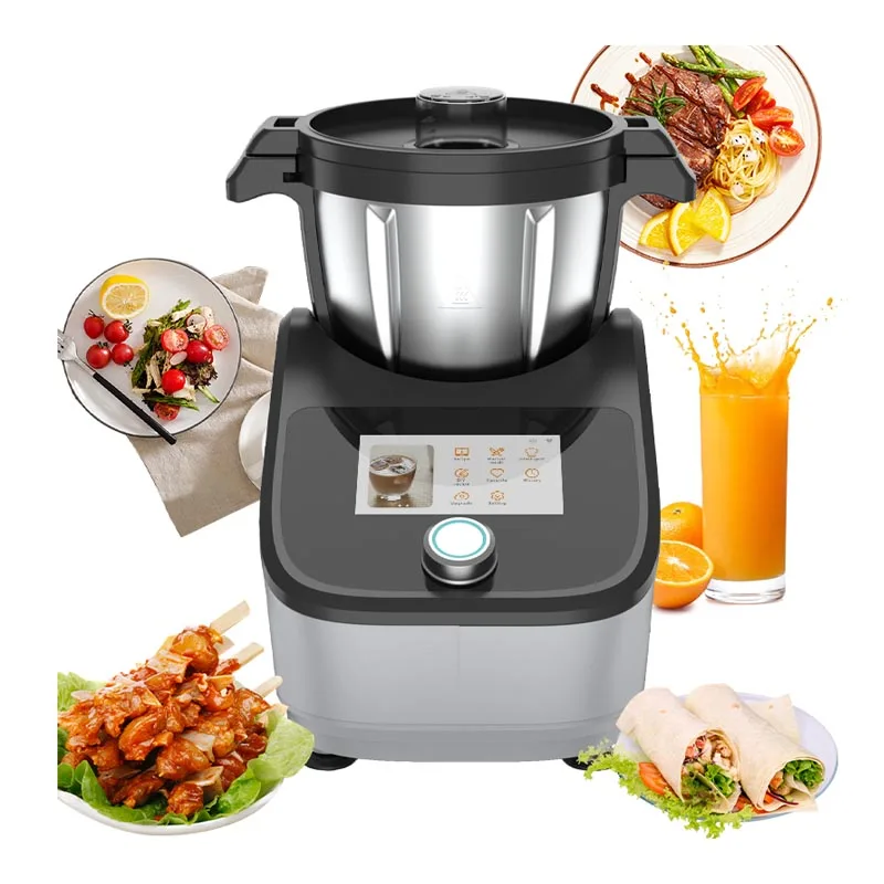 

Cooking Food Smart Multifunctional Food Processor, All-in-One 1, Mix, Cook, Weigh, Mix, Robot