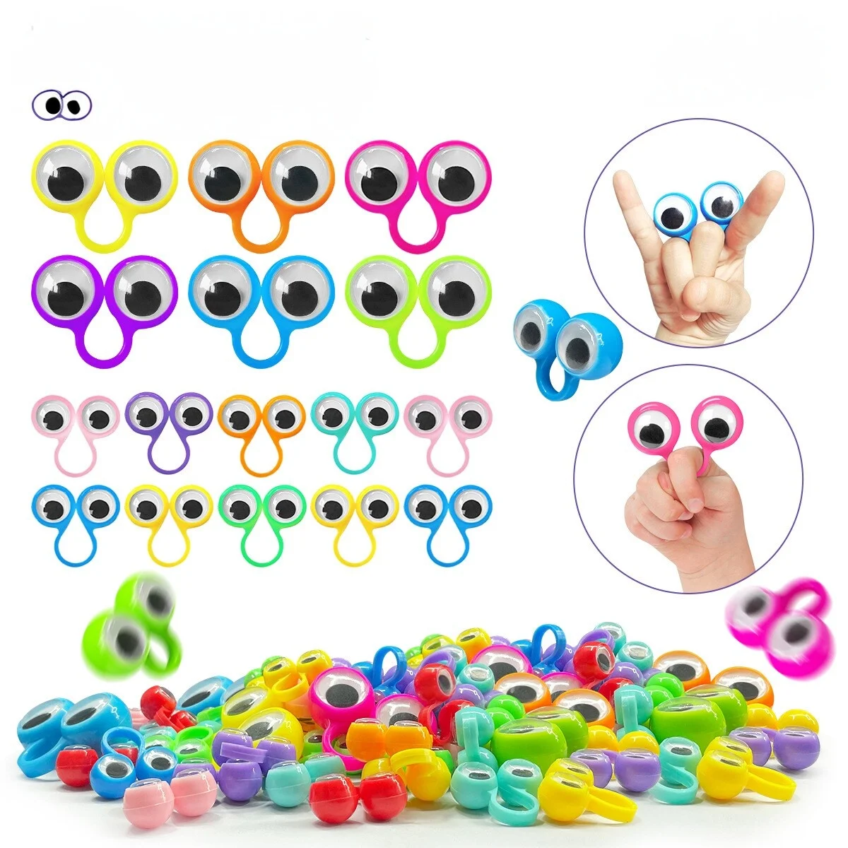 

10 шт. кукольных пальчиковых кукол-головок на палец, пластиковые, забавные сувениры для вечеринок, шуточные игрушки, практичные подарки для игр, декор для дня рождения