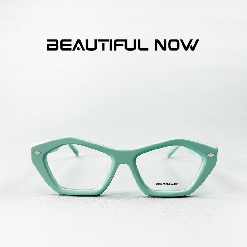 

КРАСИВЫЙ СЕЙЧАС, оправа для очков из ацетата «кошачий глаз», красочный мраморный узор, модные женские оптические очки унисекс, линзы по рецепту