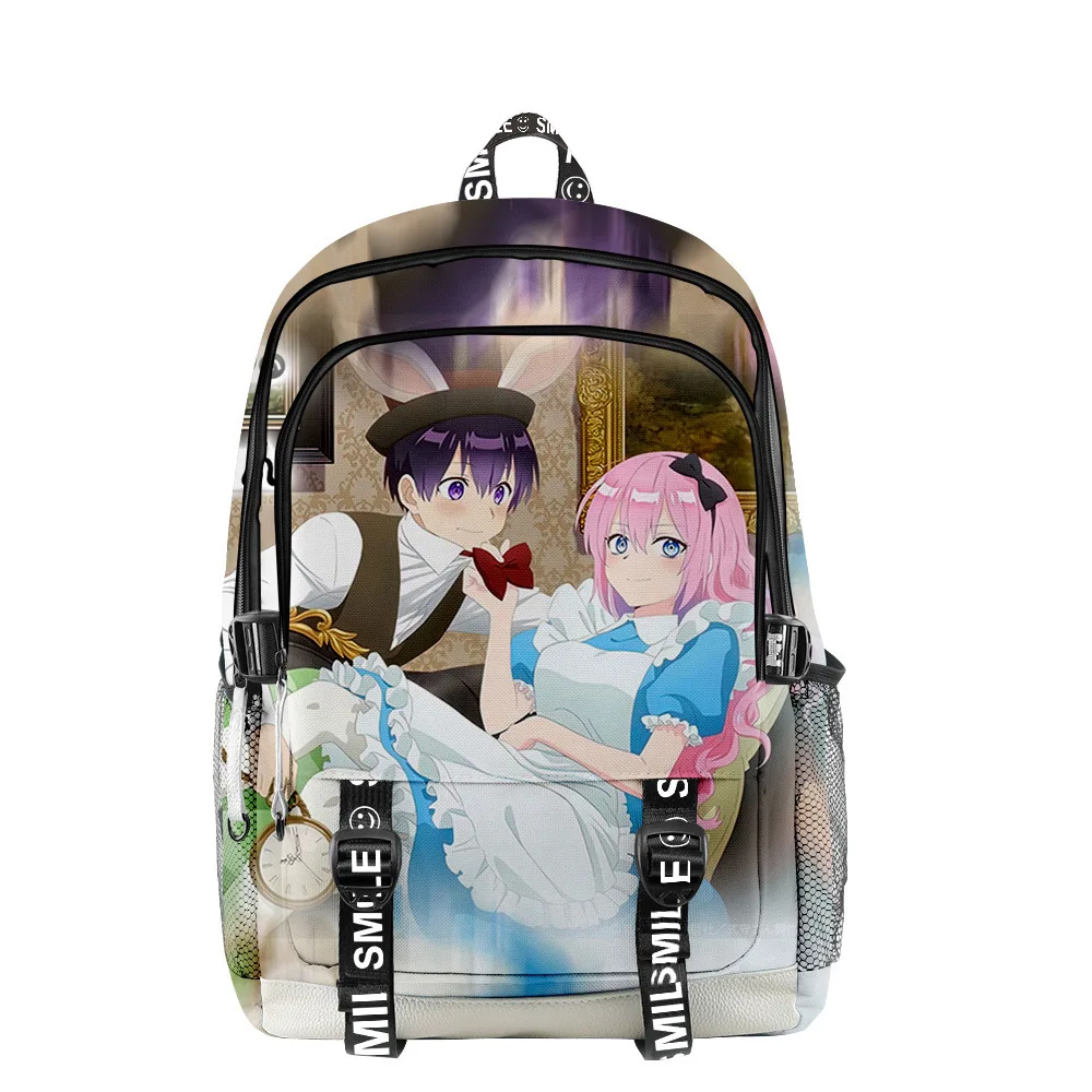 Harajuku Populaire Shikimori's Niet Alleen een Cutie Student Schooltassen Unisex 3D Print Oxford Notebook multifunctionele Reizen Rugzakken