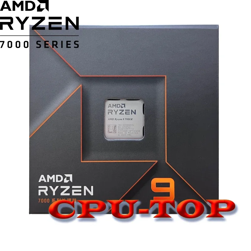 New New AMD Ryzen 9 7950X R9 7950X BOX 100-100000514 4.5GHz 16-Core 32-Thread CPU Processo 5nm Zen4 170W Socket AM5 PCI-E5.0 No