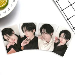 4Pcs/Set ZB1 Ricky Ebdorsement Photocards Zerobaseone Double-sided Selfie Selfie Lomo Cards Postcards Fans Birthday Collection