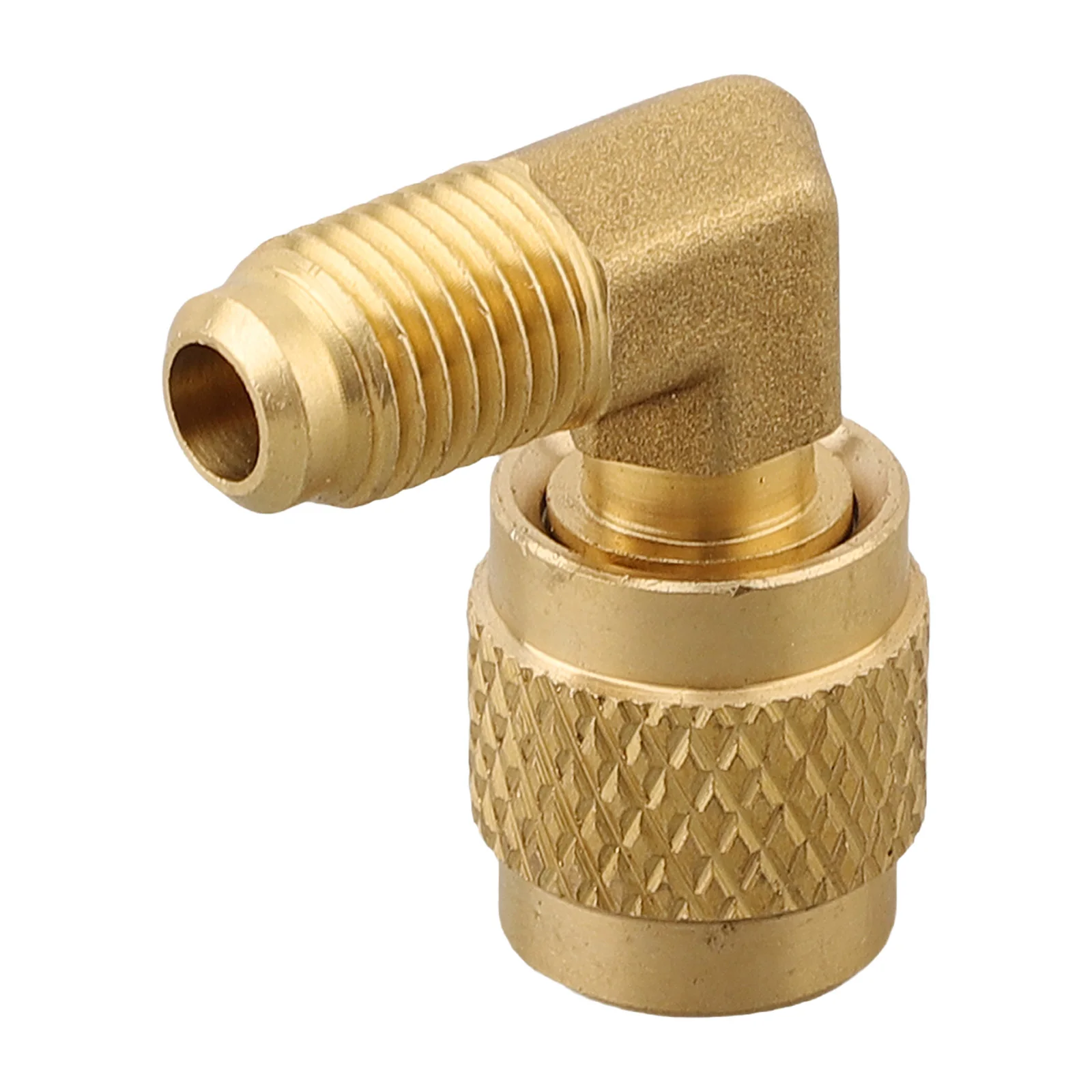 Conector de cobre para ar condicionado, R22 a R410 -=-= conversão-90 ° integrado, 1/4 a 5/16, acessórios