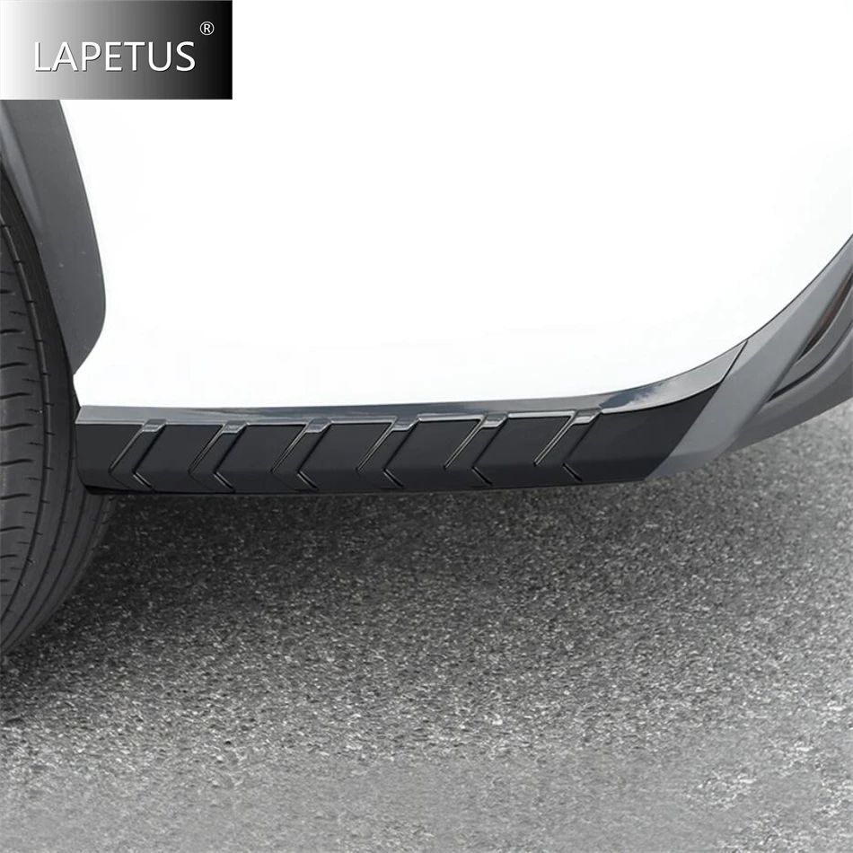 

Front Rear Bumper Corner Strip Protection Decor Cover Trim For Toyota Highlander / Kluger 2020 - 2025 Black Accessories Exterior