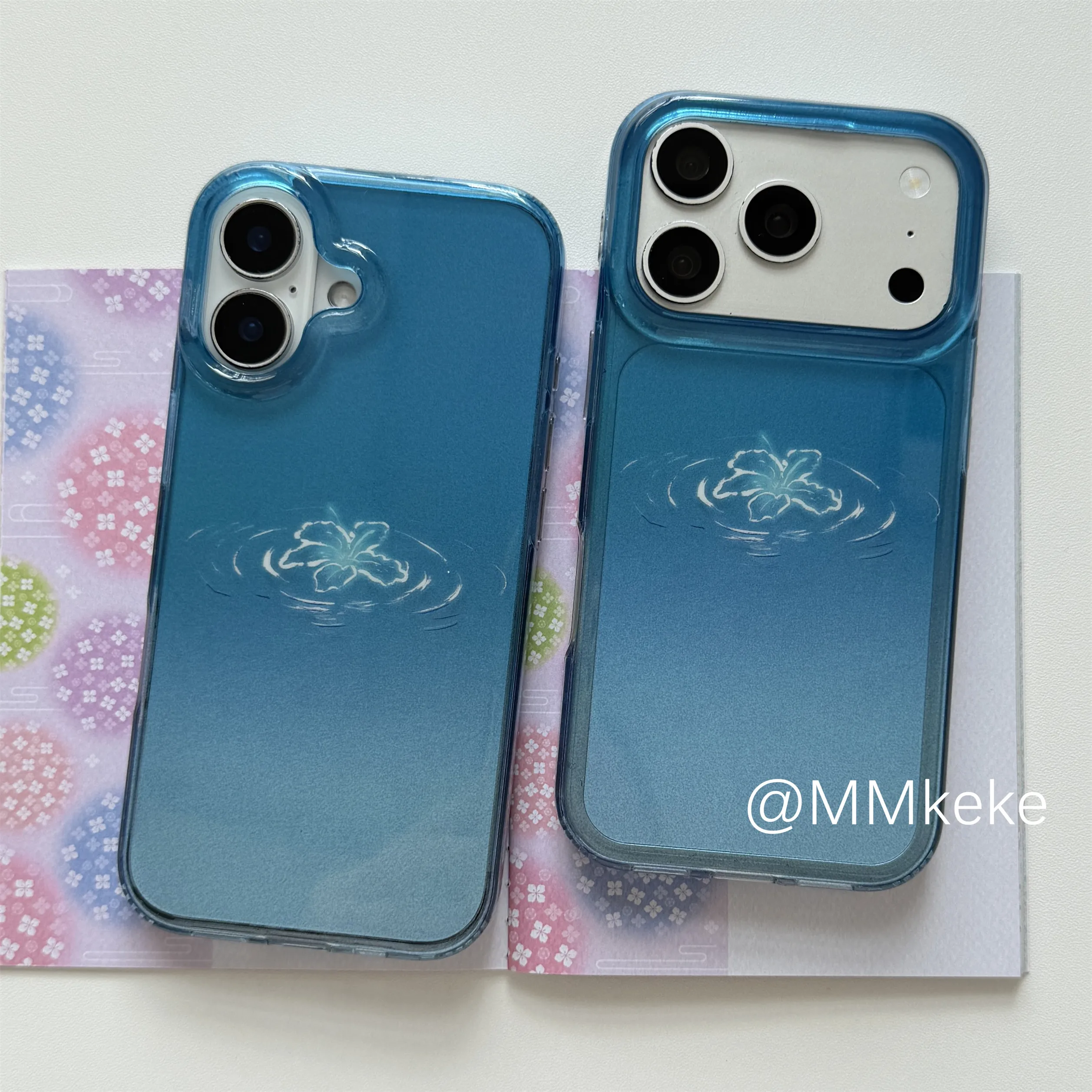 เคสโทรศัพท์ลายดอกลิลลี่สีน้ำเง - Phone Cases Korean บทวิจารณ์และราคา