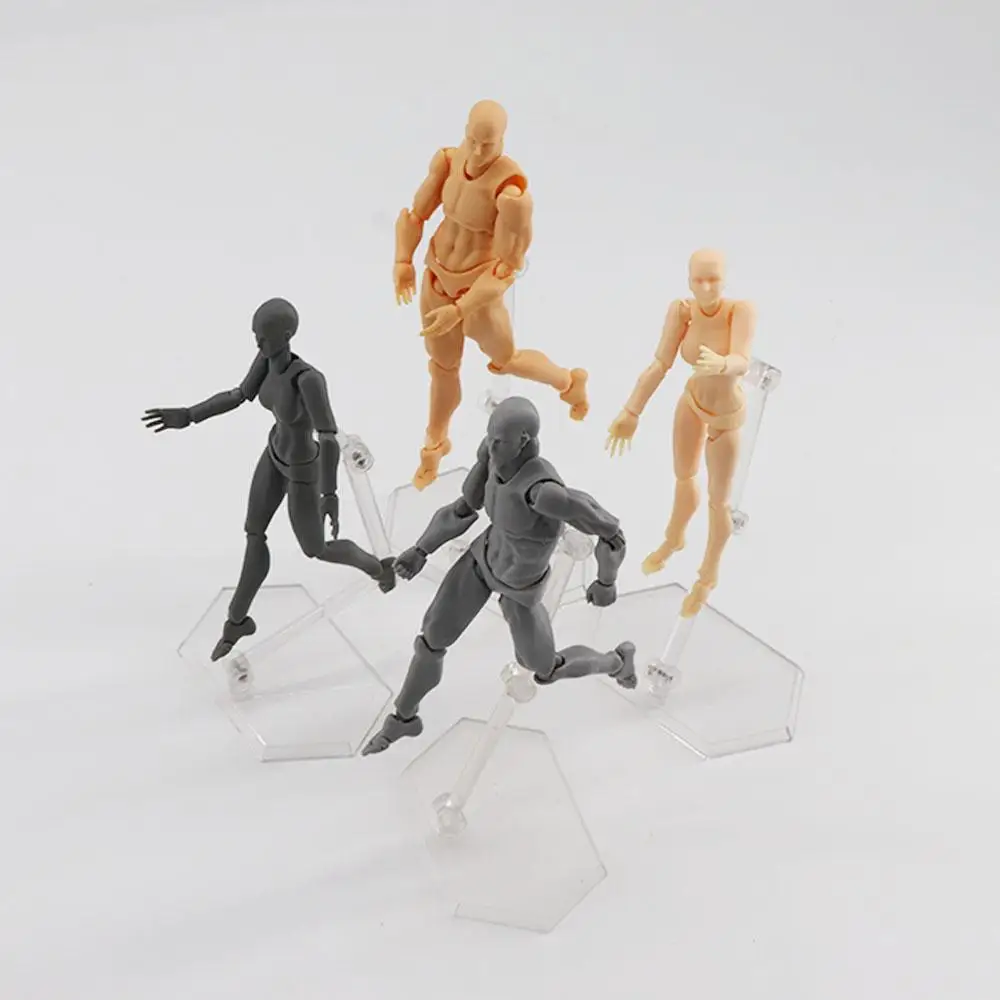นักวาดมังงะ ฟิกเกอร์อนิเมะ ท่าทางของมนุษย์สำหรับศิลปิน หุ่นจำลองชายหญิง แบบจำลองการวาดภาพ ฟิกเกอร์แอคชั่น