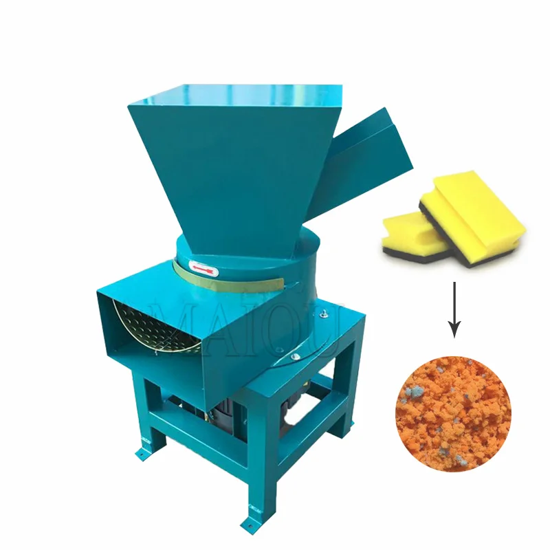 

380V Sponge Crushing Shredder Machine Waste Foam Scrap Sponge Crusher Scrap Sponge Shredding Machine