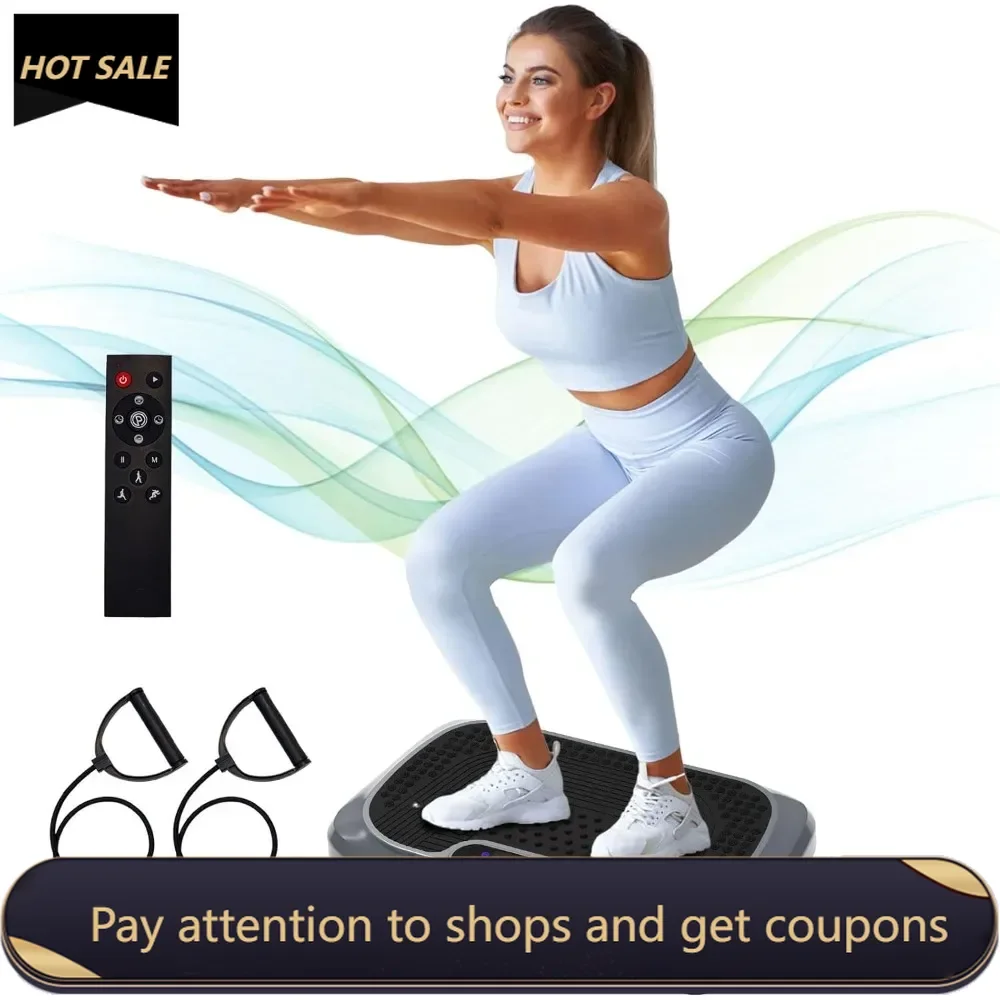 

Vibration Plate Exercise Machine, Power Waver Vibrate Fitness Platform Vibration Plate,Weight Loss Shaping Toning