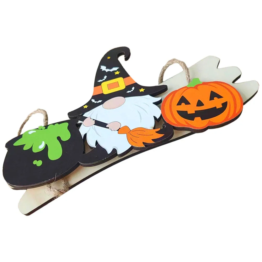 

The Banner Wooden Pendant Decoration Halloween Door Hanging Sign Wall Decorations