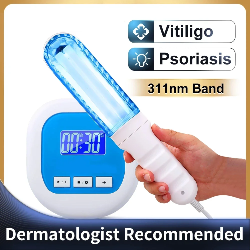 

UV 311nm Ultraviolet Phototherapy Device Uses UVB Lamp To Treat Vitiligo, Psoriasis, White Spots And Skin Diseases