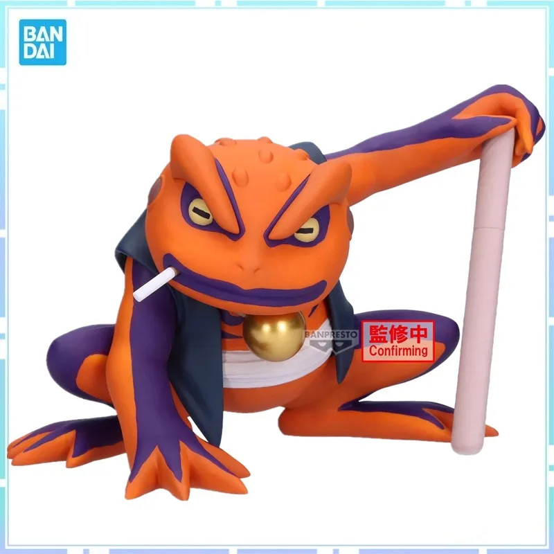 

Bandai Original Banpresto Аниме Наруто Шиппуден Gamakichi ПВХ Фигурка Коллекционная Модель Игрушки Подарки