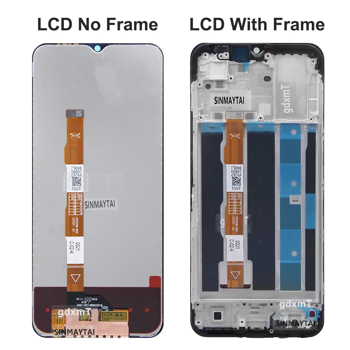 For VIVO Y16 6.51\'\'For vivo Y16 V2204 V2214 LCD Display Touch Screen Digitizer Assembly Replacement