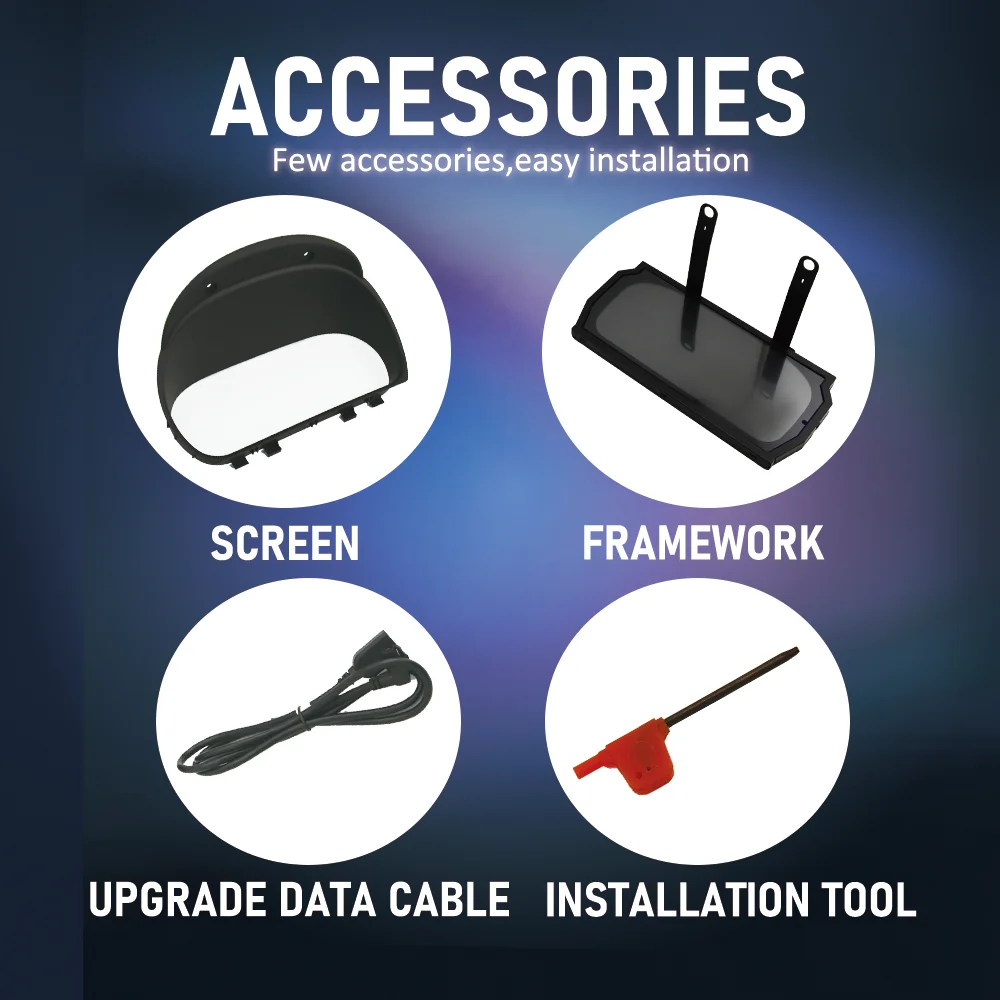 BONROAD 1920*720P LCD لوحة القيادة الرقمية لوحة العنقودية لسيارات BMW 5 Series E60 E61 عداد السرعة التلقائي Virtuele قمرة القيادة Voor