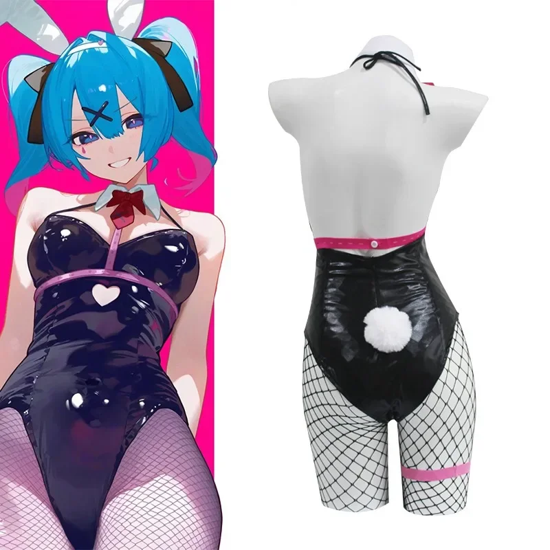 Hatsune Miku Swimsuit Anime Peripheral Cute Cartoon Sexy Bikini Kawaii Comfortable and Skin-friendly Cosplay Clothing Y2k Style