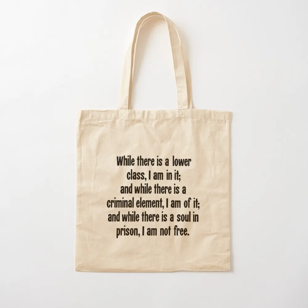 Eugene Debs quote Tote Bag Women bags bags woman 2025