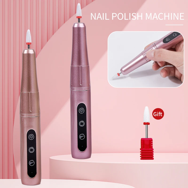 Electric Nail Drill Sander Cutters Polisher Milling Cutter File Gel Motor Grinder Professional Lathe Mill for Manicure Machine