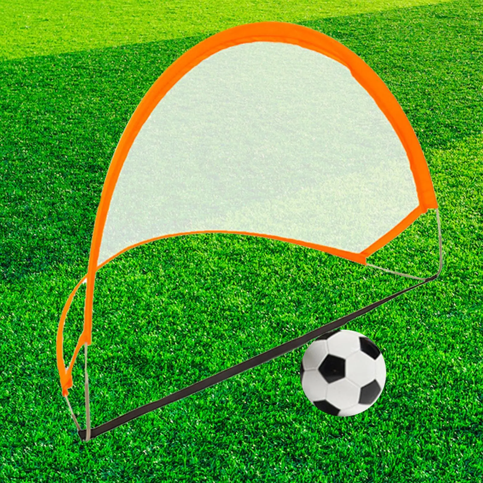 2x Gawang Sepak Bola Anak-anak Rangka Gawang Sepak Bola Ringan untuk Halaman Belakang Rumput Pantai 60 x 40 x 40cm