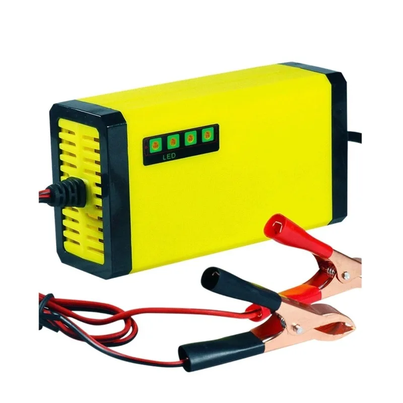 

Зарядное устройство для мото-грузовика со светодиодным дисплеем, 12 В, 2 А, автомобильное зарядное устройство, 220 В, импульсная мощность, ремонтное зарядное устройство, влажная и сухая свинцово-кислотная батарея