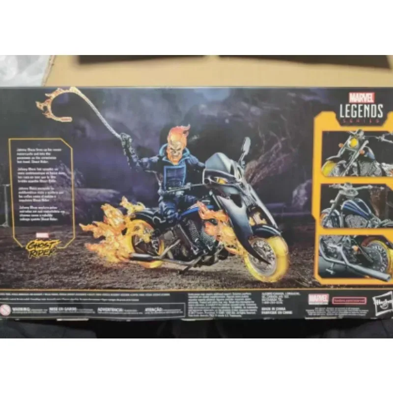 

【В наличии】Оригинальная фигурка Ghost Rider из серии Marvel Legends от Hasbro, коллекционная аниме-фигурка, подарок