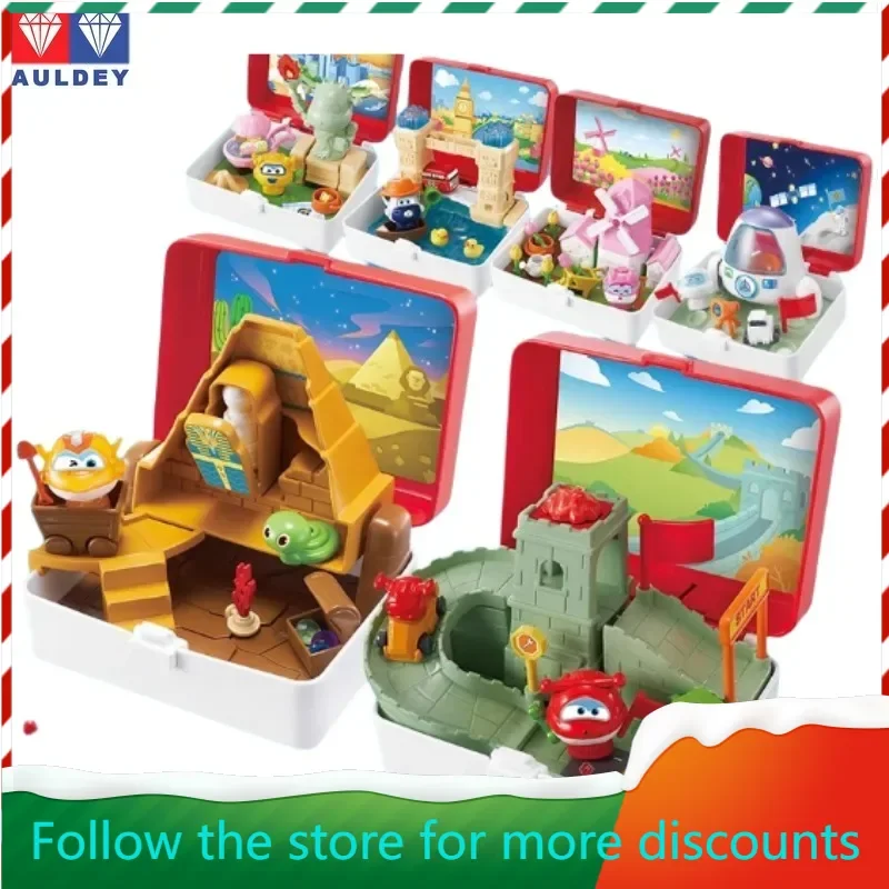 

AULDEY‌ Original Super Flying Heroes Browse World Food Scene Series Mobile Phone Model Collection Holiday Gifts In Stock