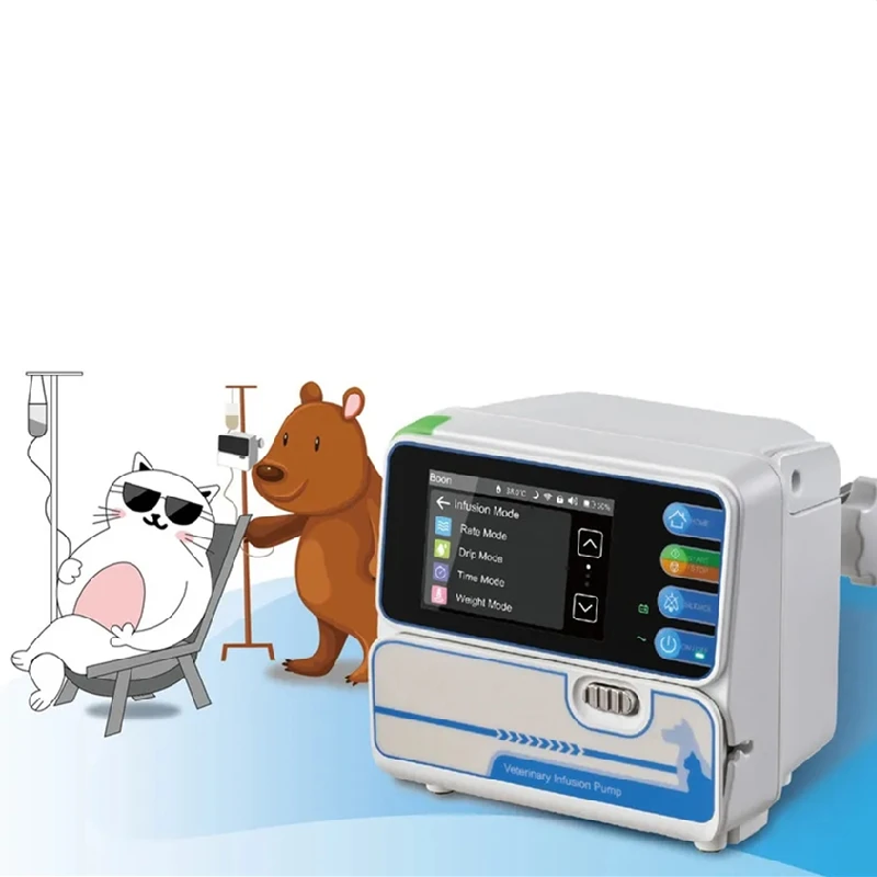 Veterinary Medical Equipment touch screen infusion pump animal use vet portable Infusion pump