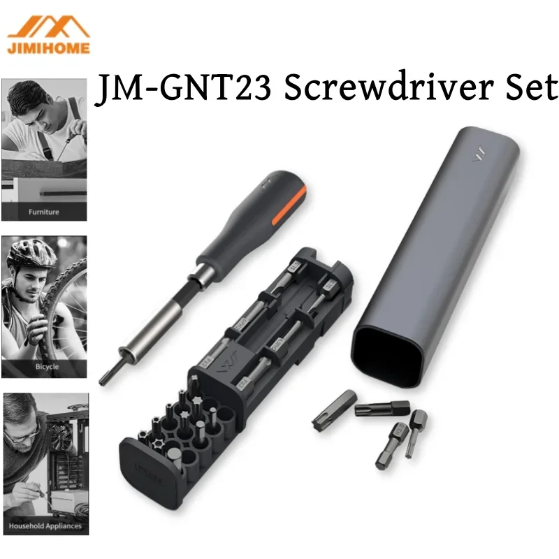 JIMIHOME Screwdriver Set 23 Pcs Compact Screwdriver Set 1/4