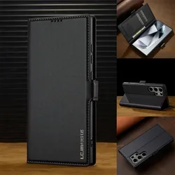 Leather Card Holder Wallet Flip Case For Samsung Galaxy S25 Ultra S24 FE S21 S20 S23 S22 + Plus A55 A54 A53 A35 A16 A15 A14 5G