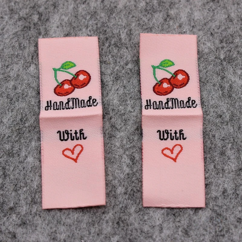 Handmade Neck Label Colorful Woven Tag for DIY Sewing Crafts clothing tags