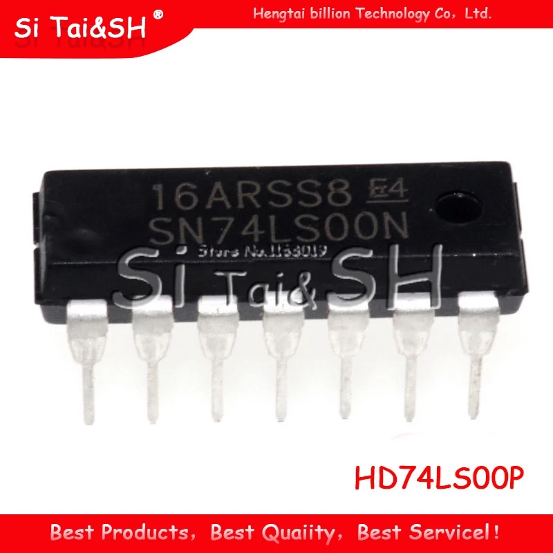 10PCS HD74LS00P   HD74LS00   SN74LS00N 74LS00 SN74LS00     Waterproof shell