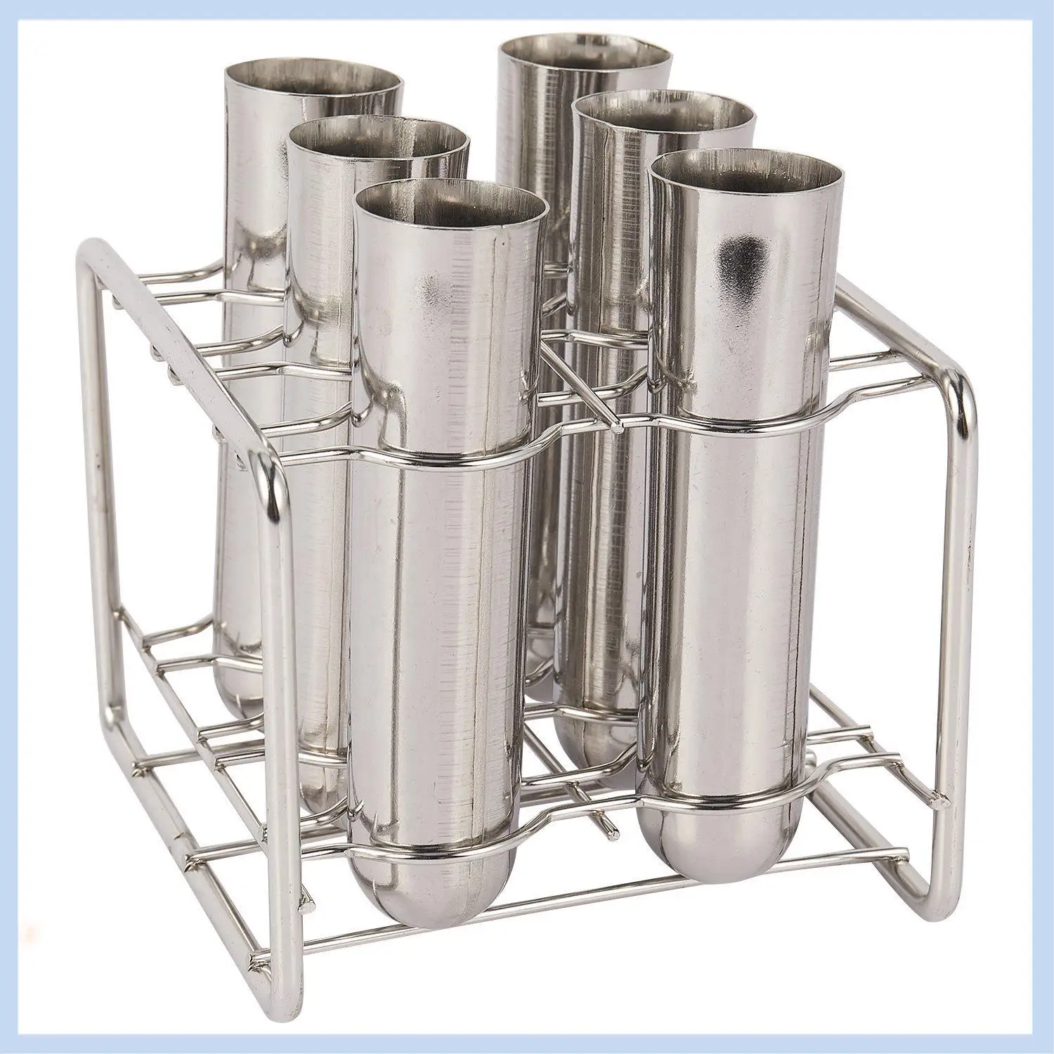 

MLGB-Stainless Steel Popsicle Molds Ice Cream Sticks Brush For Home DIY Fruit Innovative Ice Tube Molds
