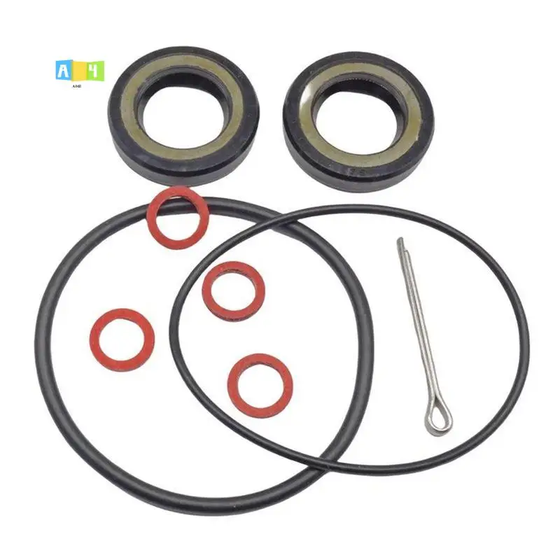 A04E-93101-17054 Outboard Lower Unit Prop Shaft Gearcase Oil Seal O-Ring 93210-57M09 Pin For Yamaha 2/4 Str 9.9 13.5 15 20 HP