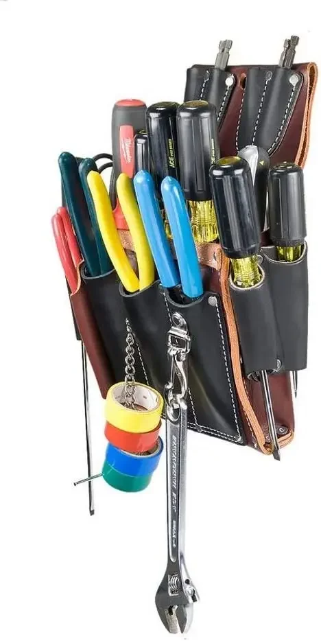 Estuche de herramientas de electricista de cuero 5589