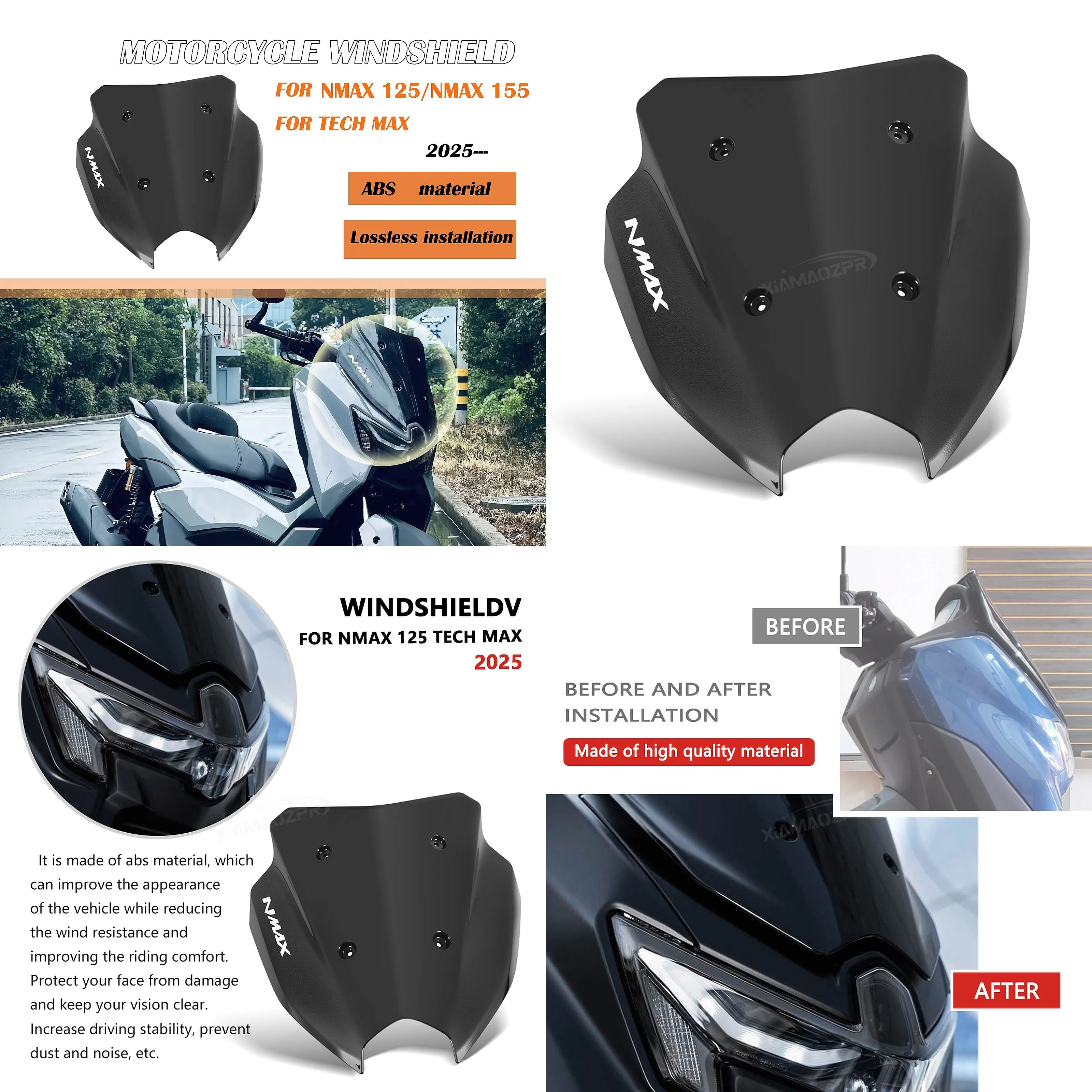 Tech Protect Accessories - Akcesoria szyba motocyklowa osłona ochronna deflektor