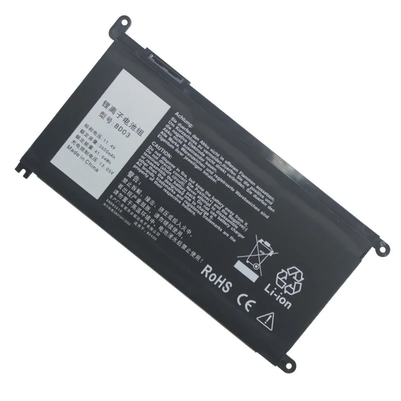 

3600mah for dell 7000 for inspiron14 15-wdxor 7560 7472 7460 3480 5568 7569 5567 5480 7572 5580 laptop battery