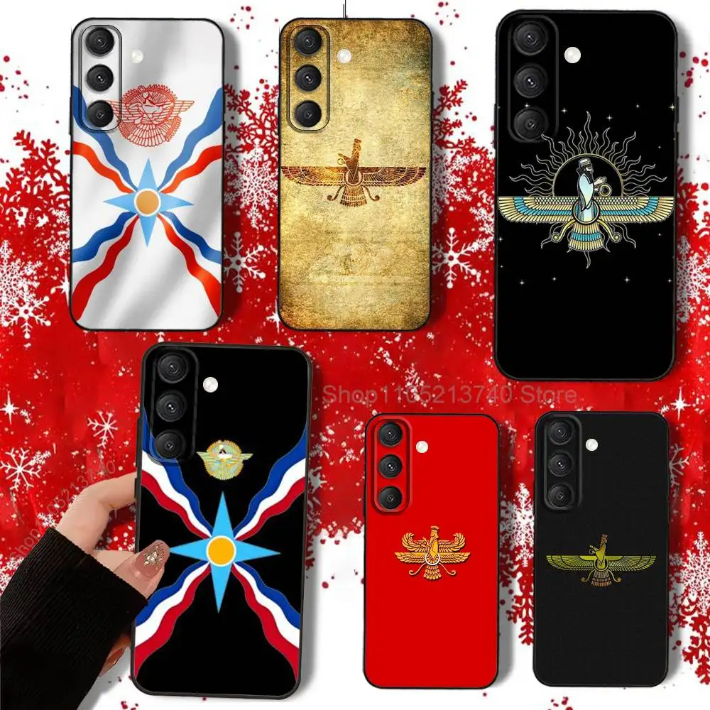 

T-The A-Assyrian flag-ES Phone Case For Samsung S22,S24,S20,S25,S23,S30,S21,Ultra,Plus,Fe,5G,Lite perfect touching feel case