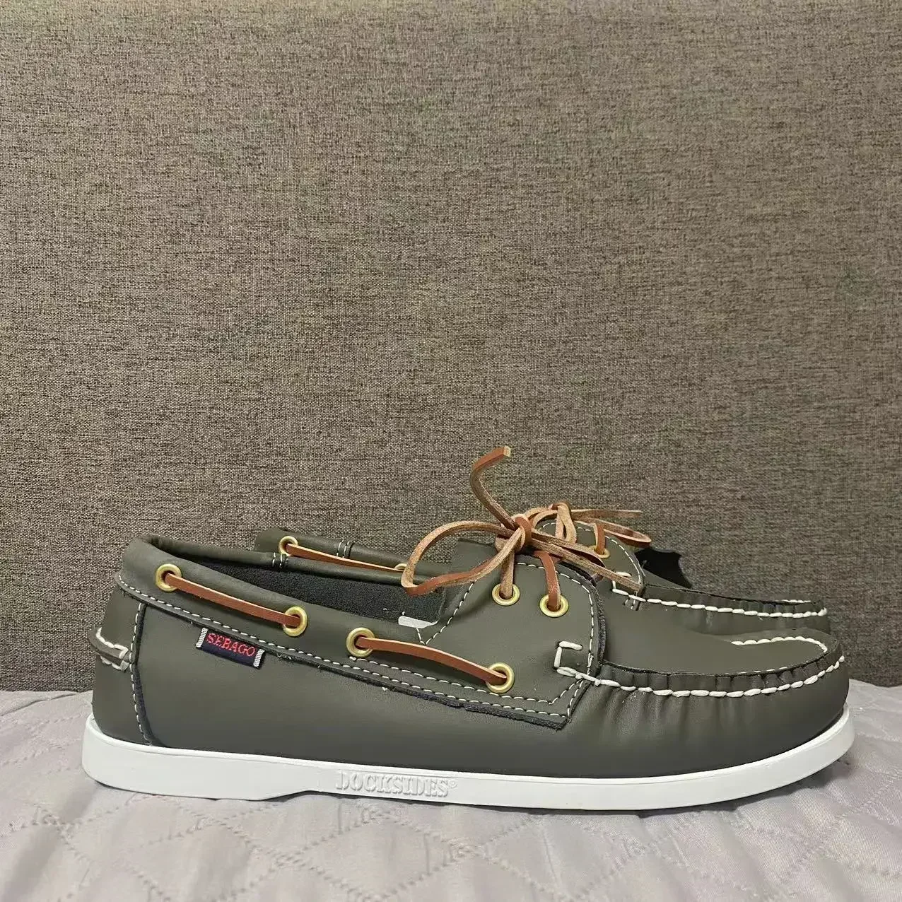 Sebago Herren Designer Schuhe Mรคnner Echtes Leder Docksides Klassische Bootsschuhe Fรผr Homme Femme X820