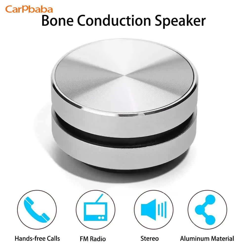Carpbaba-Alto-falante Hot Bone Condução, Mini Bluetooth, TWS, Estéreo Sem Fio, Som Duplo, Humbird, Rádio FM