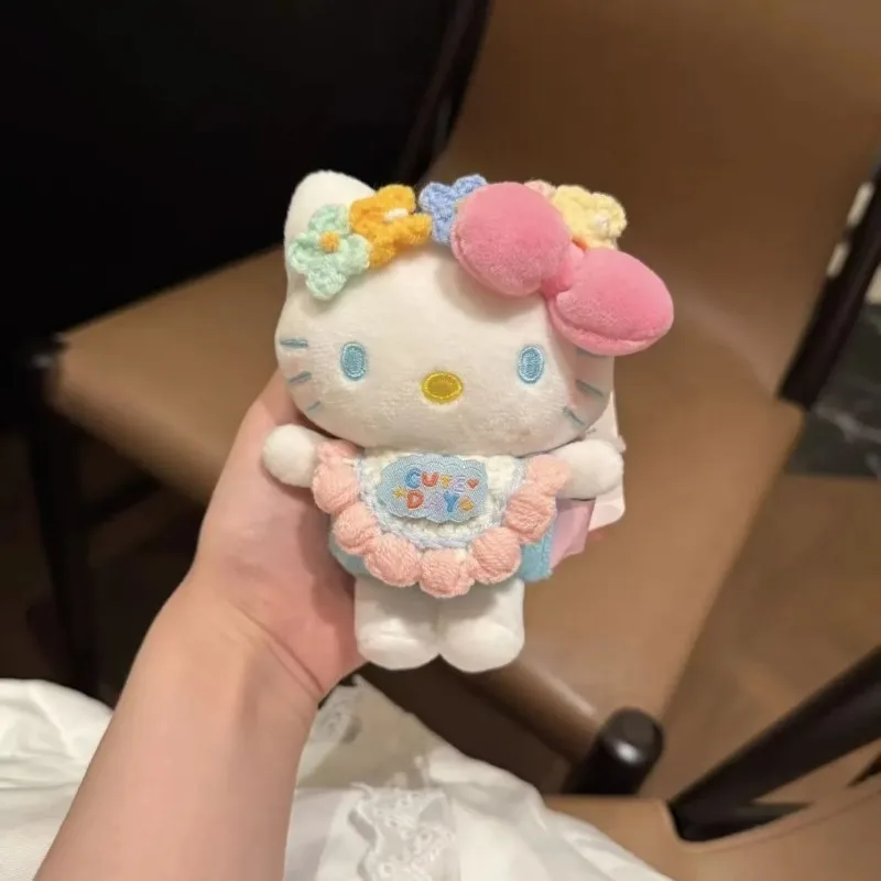 

MINISO милый Sanrios Hello Kitty плюшевая кавайная сумка кулон аниме кукла мультфильм пара креативный подарок брелок сладость праздничный подарок