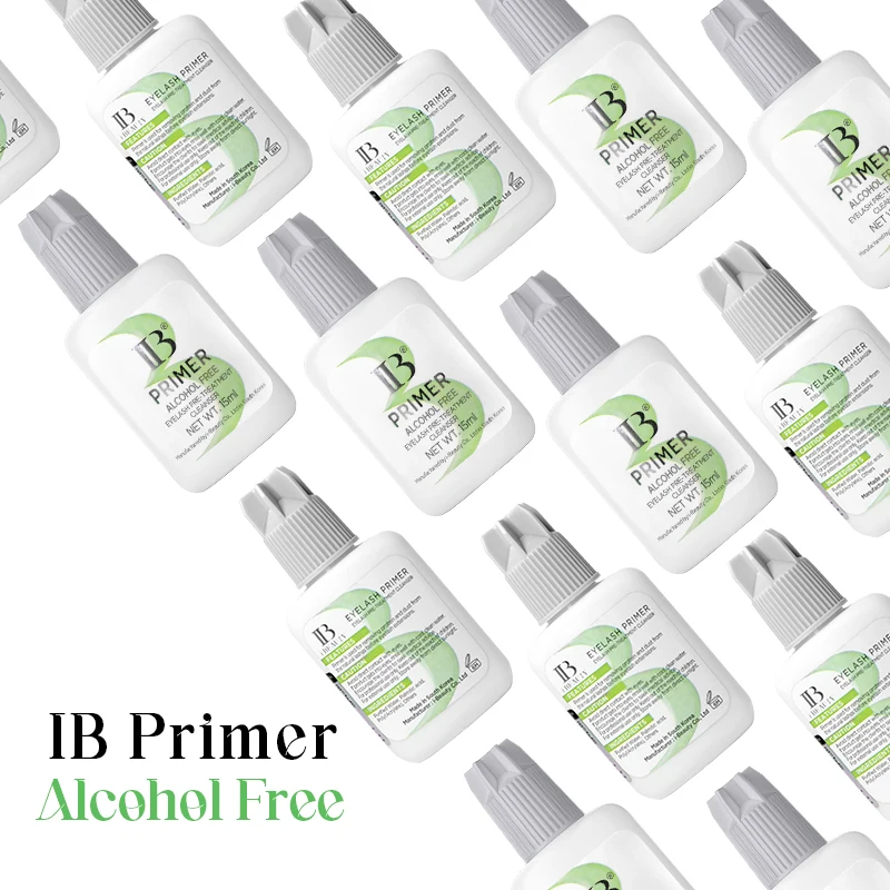 1 Bottle IBeauty Alcohol-Free Primer Fake Eyelash Extension Long Lasting Korea Strong Adhesive Supplies Booster Bonder Clearn