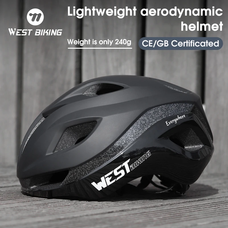 WEST BIKING Aero Cycling Helmet Men Women Lightweight MTB Road Bike Helmet M/L Integrated Aerodynamic Sports Bicycle Safety Caps