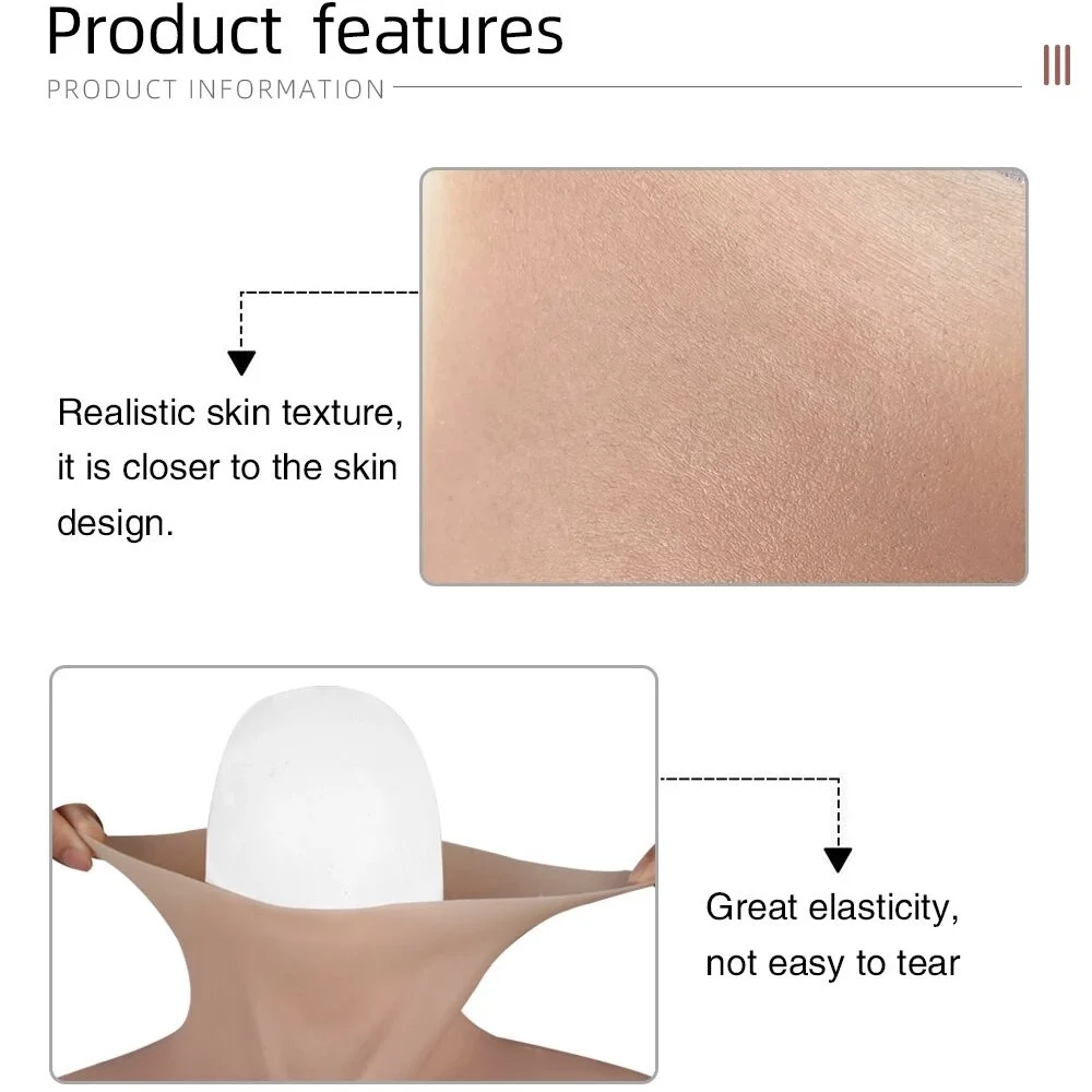 ثدي مزيف واقعي على شكل حرف H أشكال ثدي من السيليكون ثدي اصطناعي ضخم لصدر كروسدرسر متخنث سحب الملكة التأثيري #4