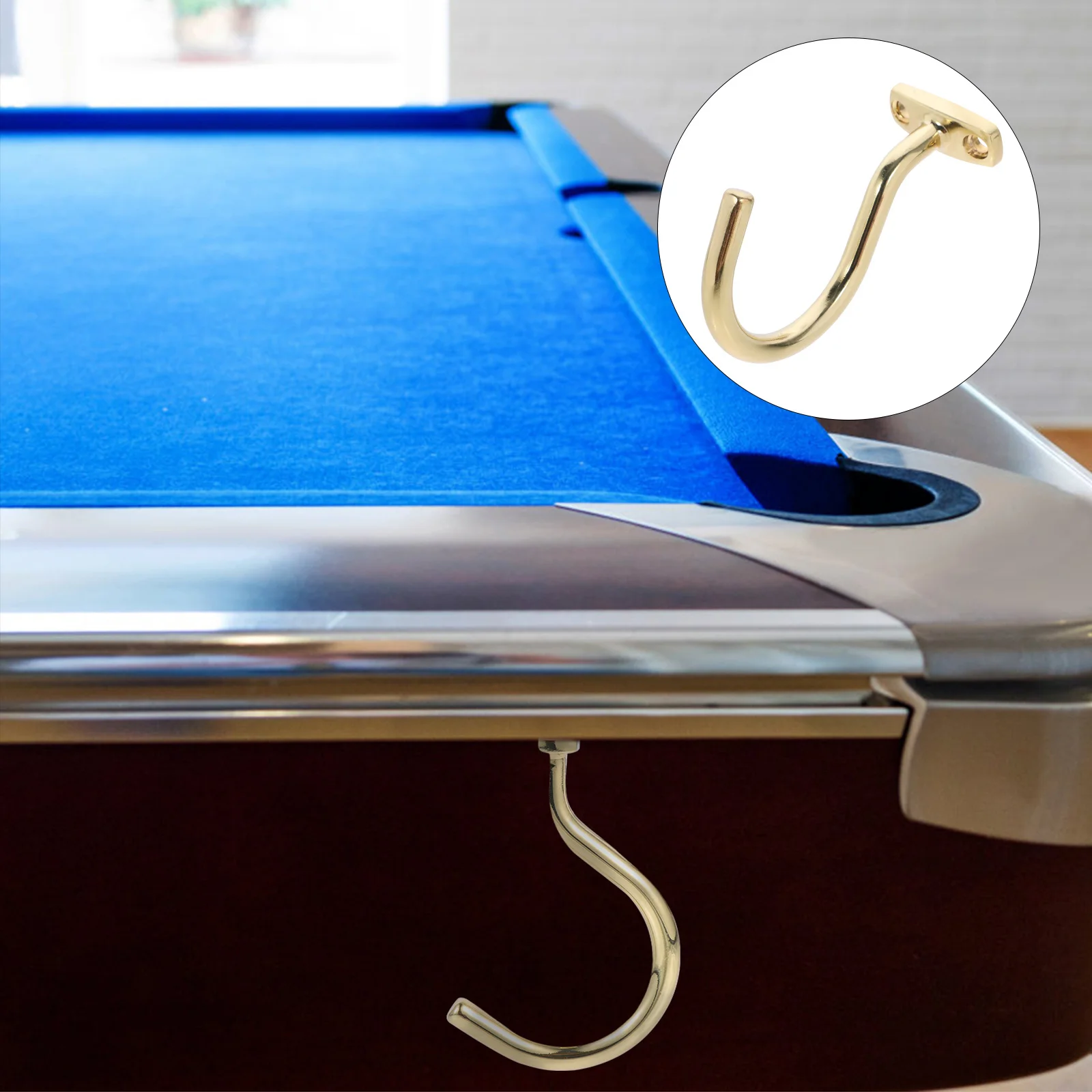 Billiard Table Cue Metal Snooker Hook Multi-Function Pool Hook For Triangle Frame Cue Storage Durable Billiard Accessory