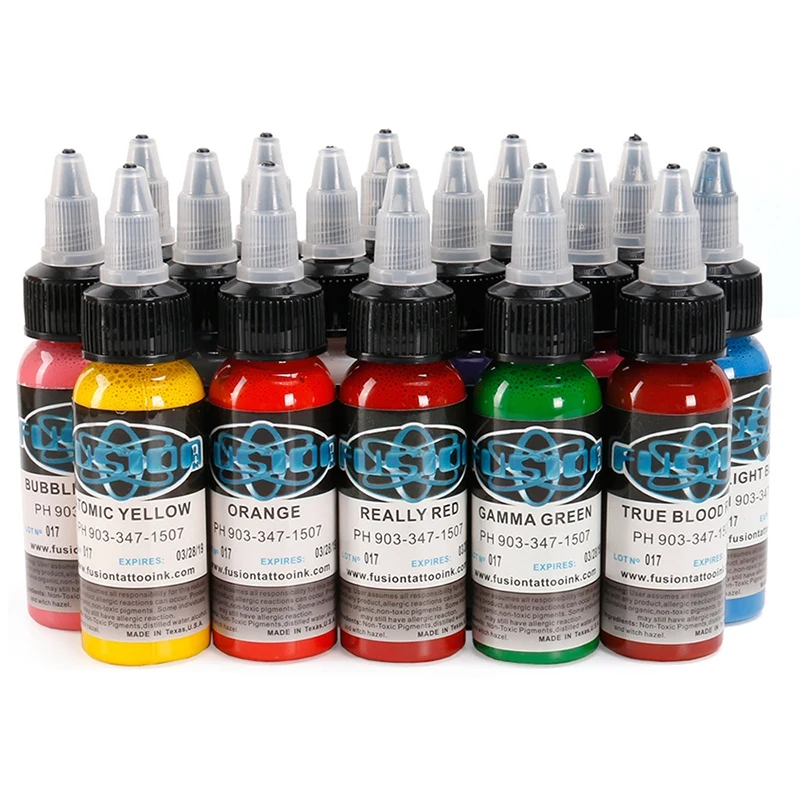 TAttoo Ink 16 Colors Set 1 30Ml/Bottle Pigment Kit 3D Makeup Beauty Ink